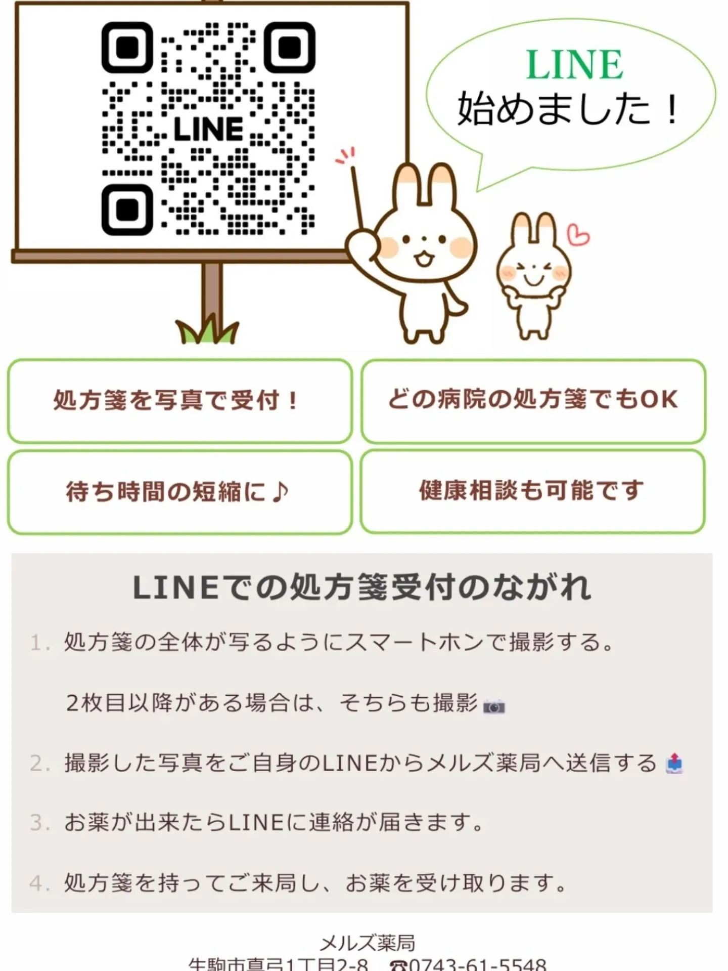 メルズ薬局|LINEで処方箋受付